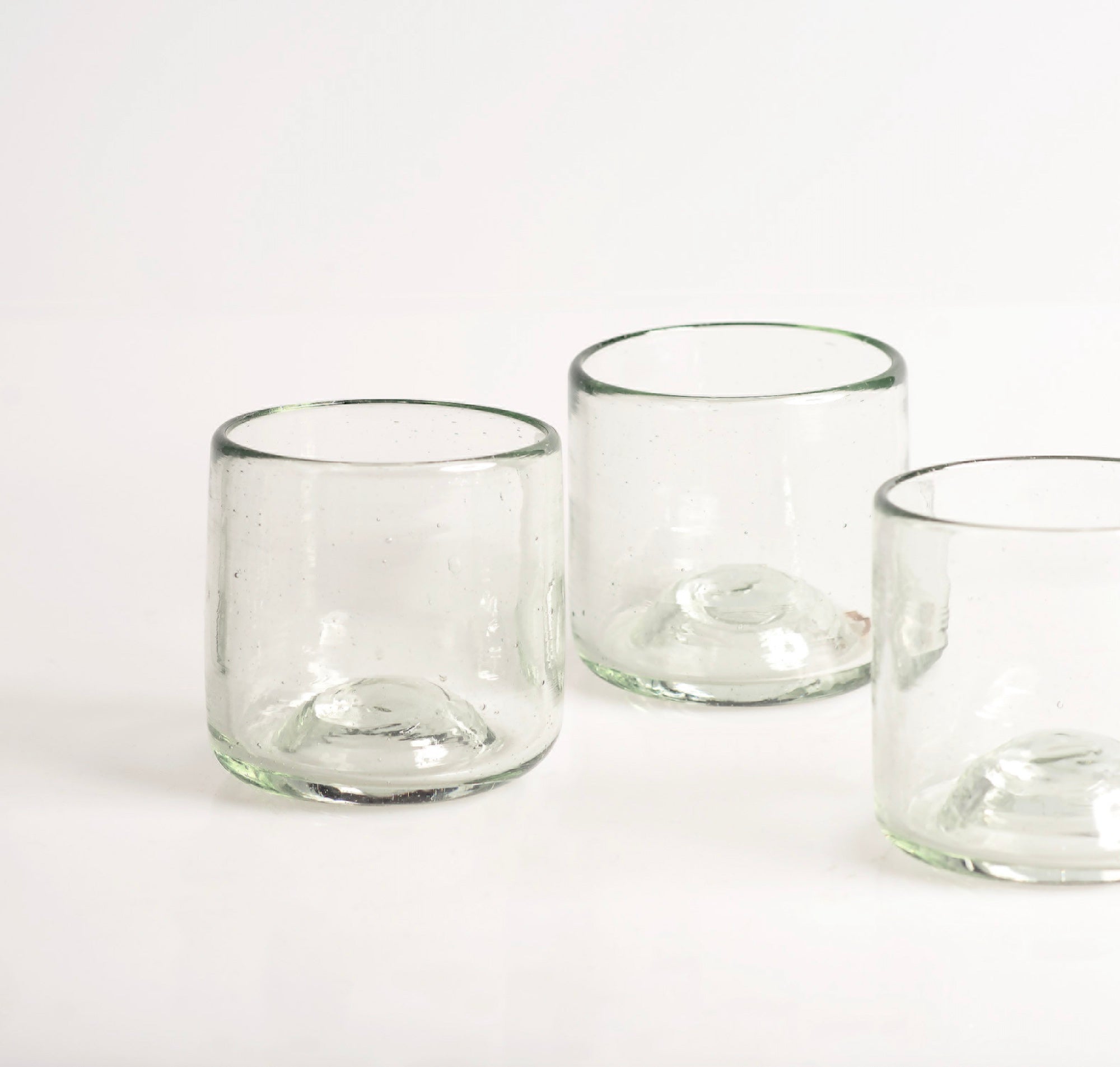 Set outlet of 4 Hand Blown Glasses