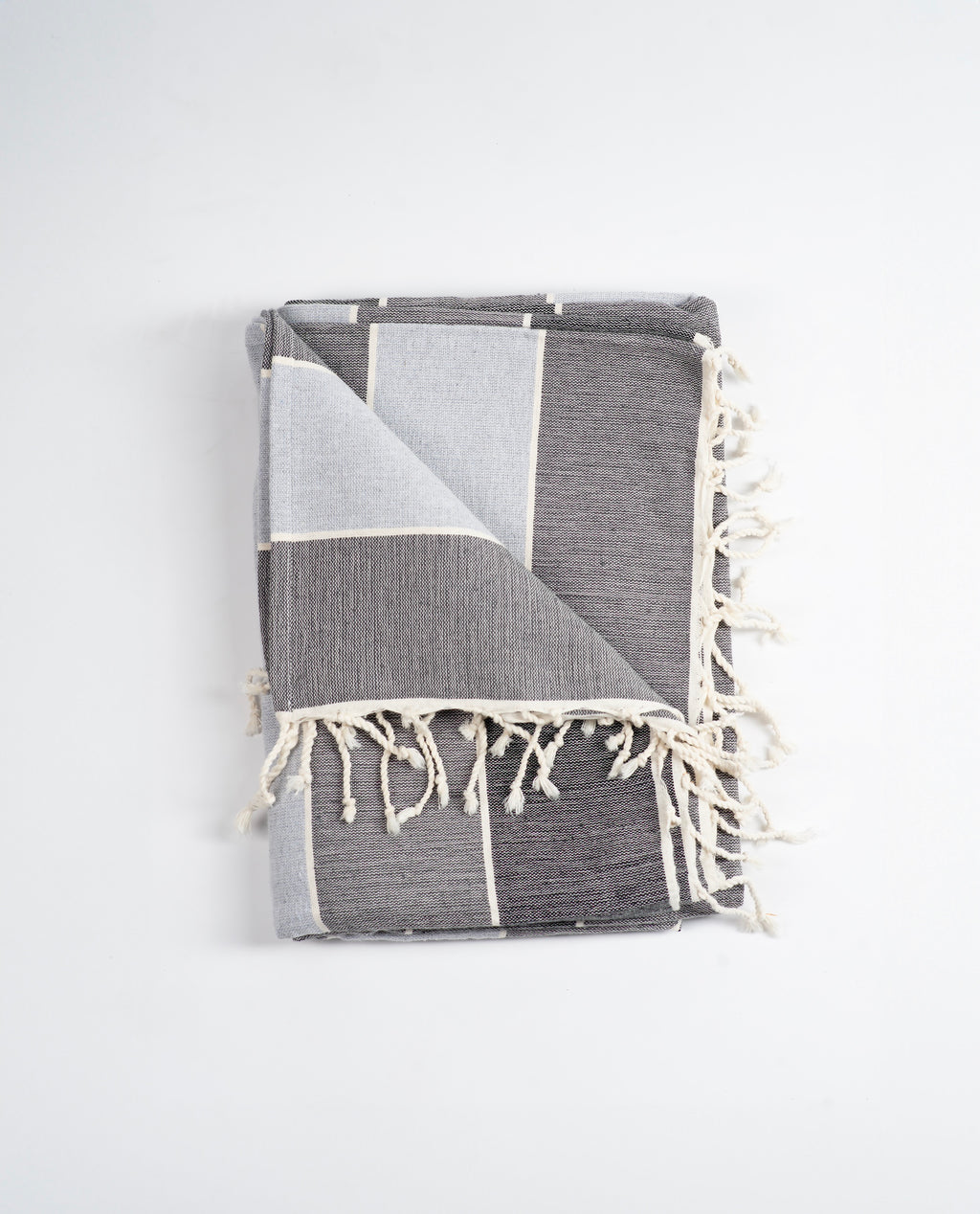 Siena Summer Throw | Gray & Blue – KNITH
